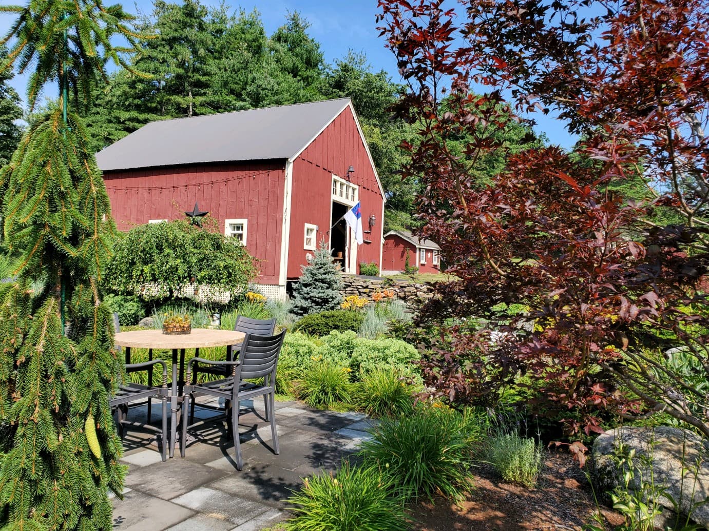The 200-year-old barn that hosts Grace New England in Weare, New Hampshire